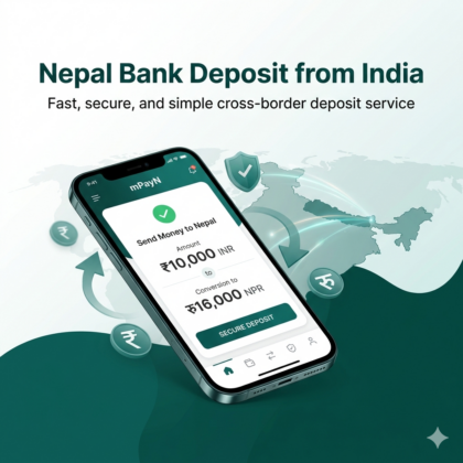 Nepal Bank Account transfer from India with mPayN